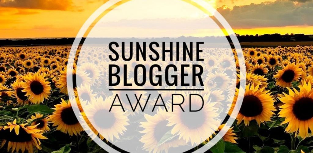 Sunshine Blogger Award 2020