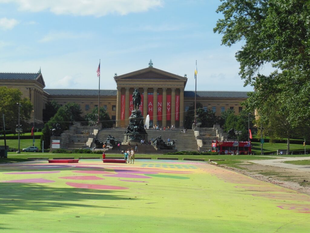 Il Museum of Art di Philadelphia e la famosa scalinata di Rocky
