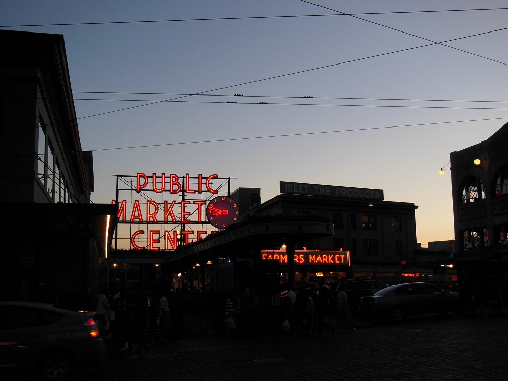 pike place market at seattle