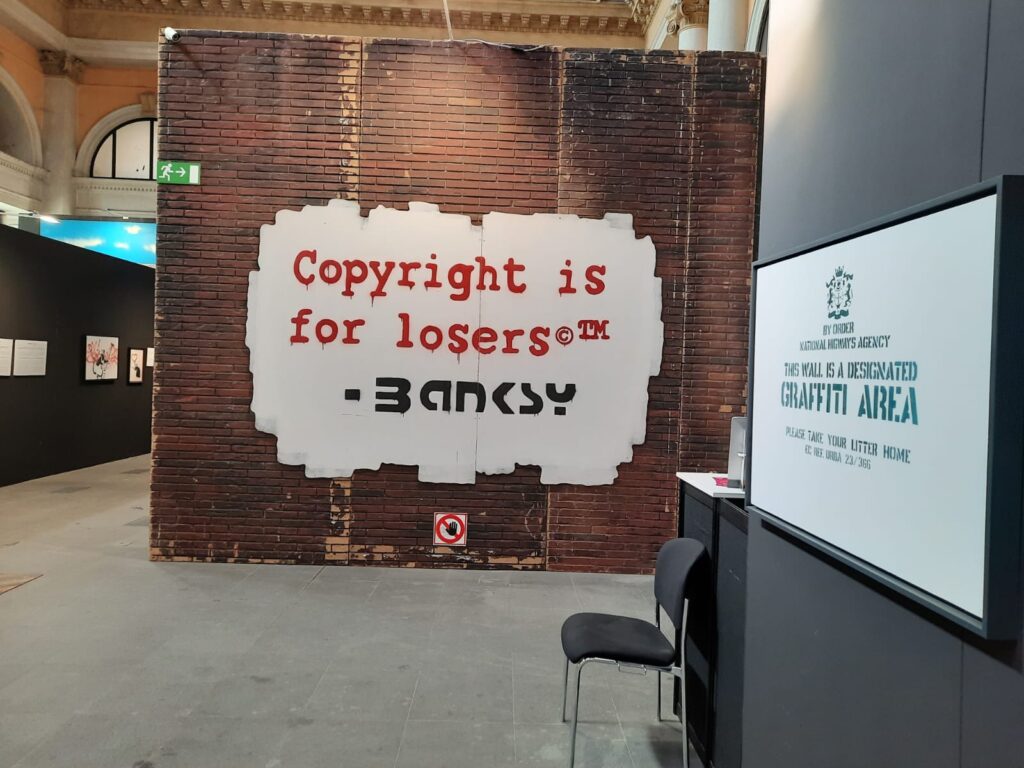 Copyrisht is for losers Banksy